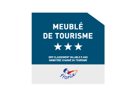 Meublé de Tourisme : 3 étoiles